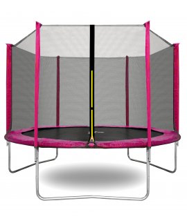 Aga SPORT TOP Trampolína 180 cm Pink + ochranná sieť